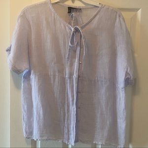 Eileen fisher linen blouse